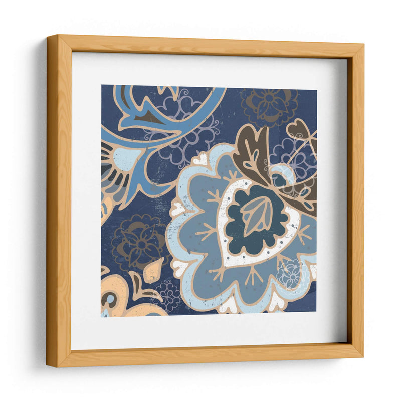 Paisley Blossom Blue Ii - Leslie Mark | Cuadro decorativo de Canvas Lab