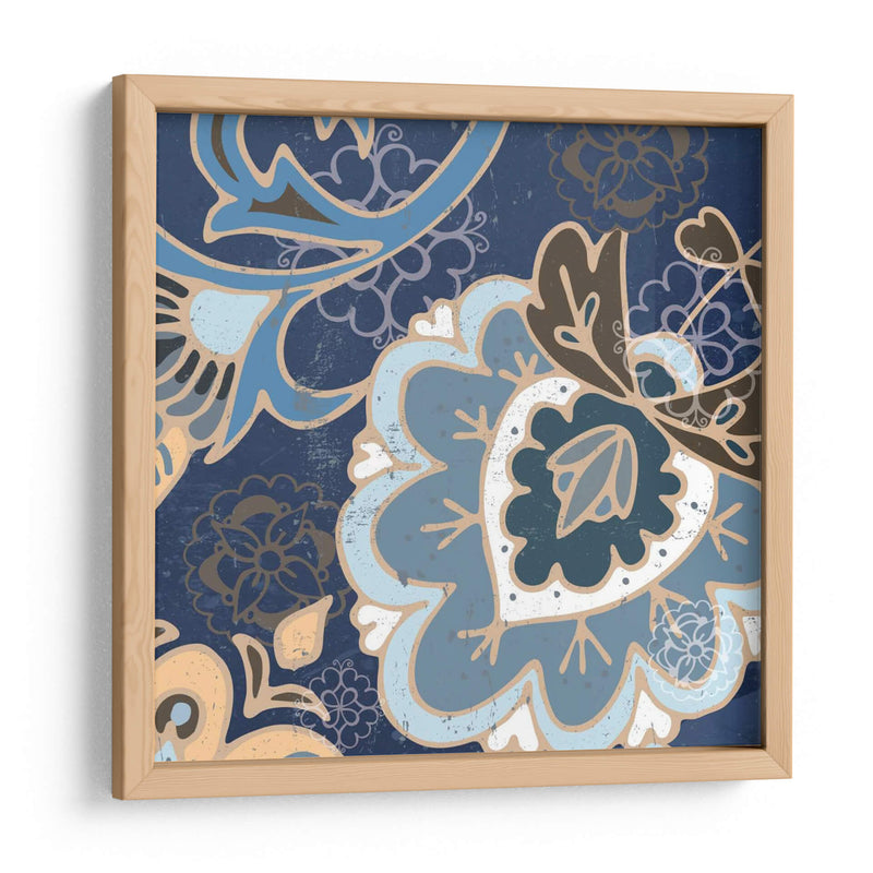 Paisley Blossom Blue Ii - Leslie Mark | Cuadro decorativo de Canvas Lab