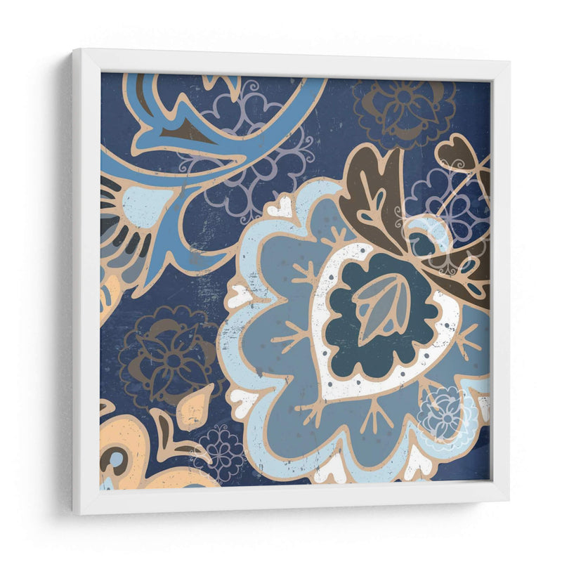 Paisley Blossom Blue Ii - Leslie Mark | Cuadro decorativo de Canvas Lab