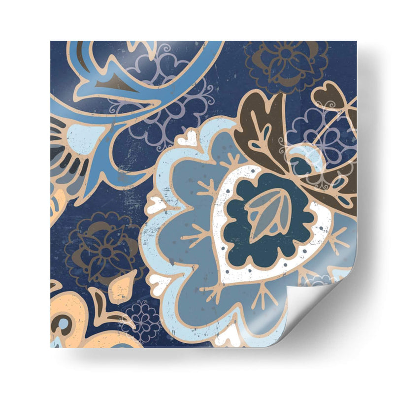 Paisley Blossom Blue Ii - Leslie Mark | Cuadro decorativo de Canvas Lab