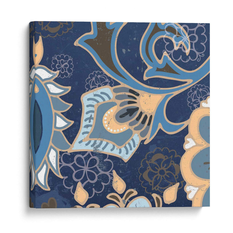 Paisley Blossom Blue Iii - Leslie Mark | Cuadro decorativo de Canvas Lab