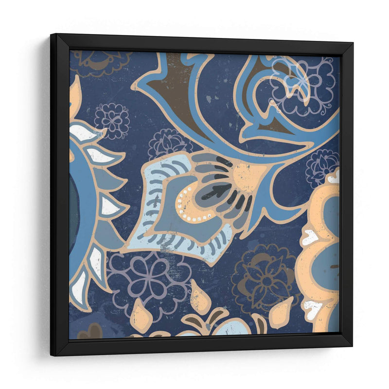 Paisley Blossom Blue Iii - Leslie Mark | Cuadro decorativo de Canvas Lab