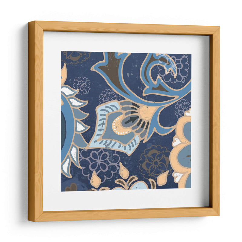 Paisley Blossom Blue Iii - Leslie Mark | Cuadro decorativo de Canvas Lab