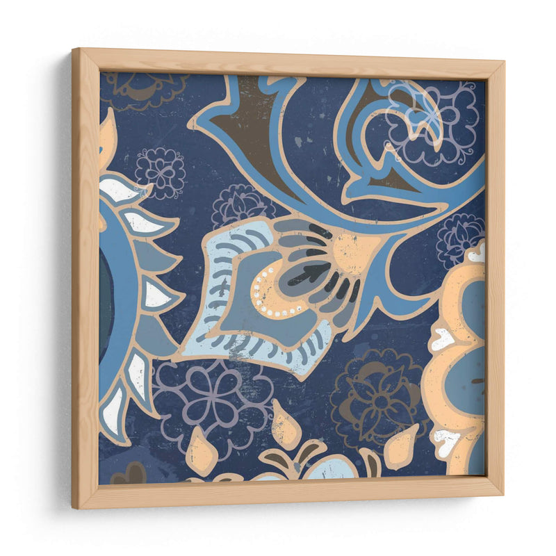 Paisley Blossom Blue Iii - Leslie Mark | Cuadro decorativo de Canvas Lab