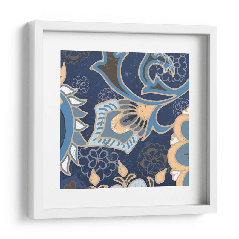 Paisley Blossom Blue Iii - Leslie Mark | Cuadro decorativo de Canvas Lab