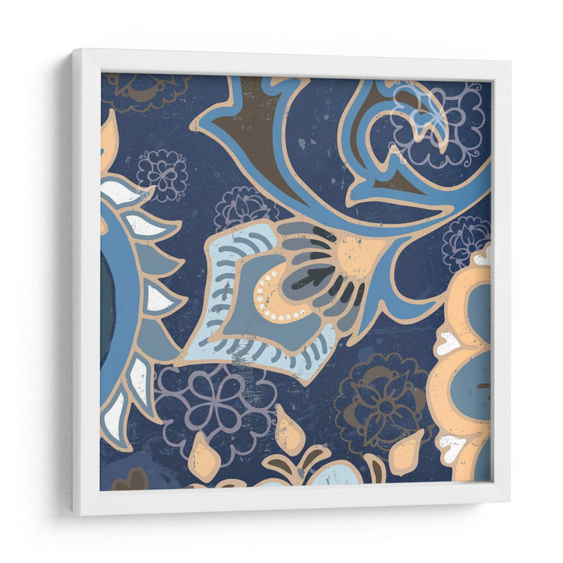 Paisley Blossom Blue Iii - Leslie Mark | Cuadro decorativo de Canvas Lab