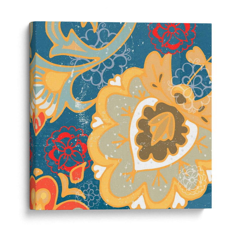 Paisley Blossom Red Ii - Leslie Mark | Cuadro decorativo de Canvas Lab