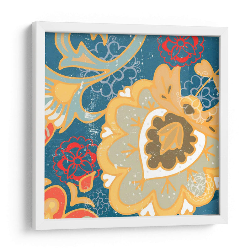 Paisley Blossom Red Ii - Leslie Mark | Cuadro decorativo de Canvas Lab