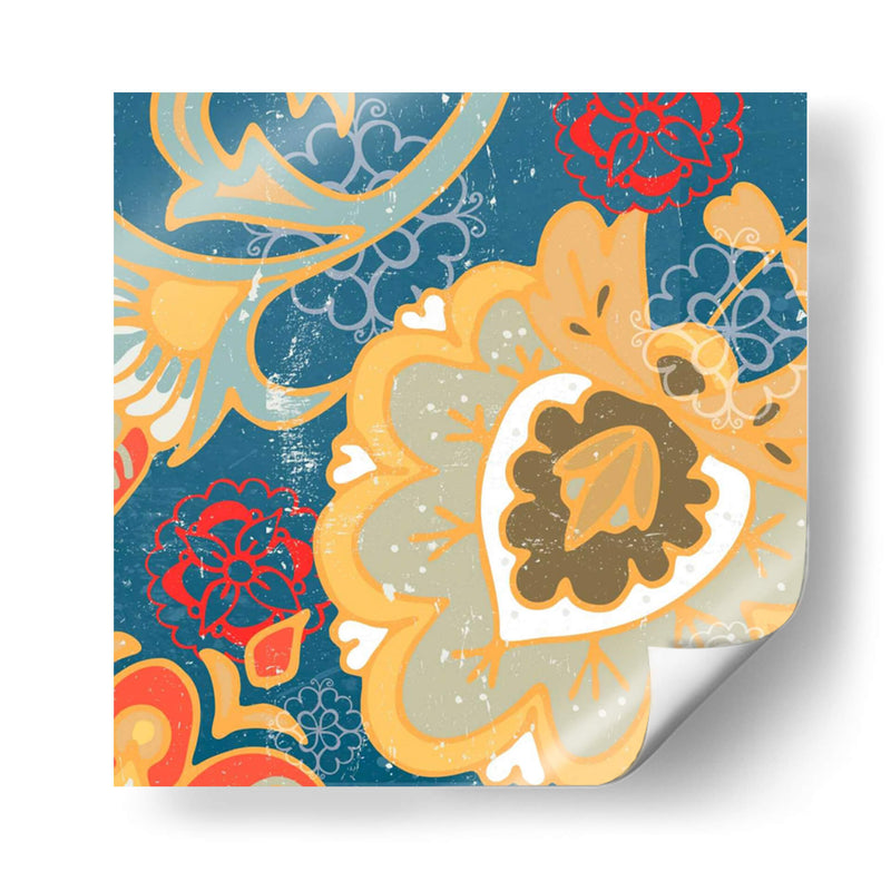 Paisley Blossom Red Ii - Leslie Mark | Cuadro decorativo de Canvas Lab