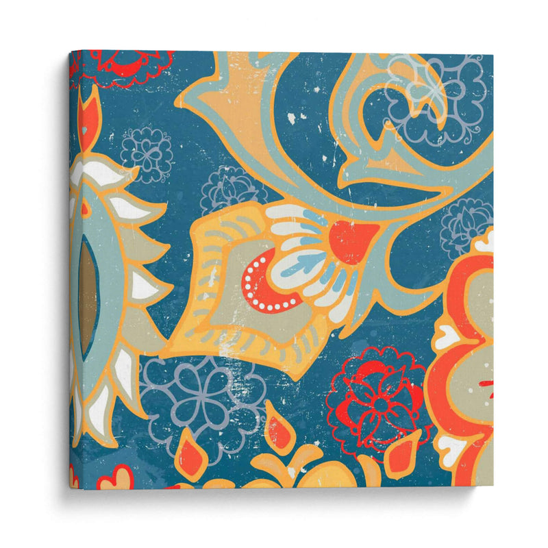 Paisley Blossom Red Iii - Leslie Mark | Cuadro decorativo de Canvas Lab