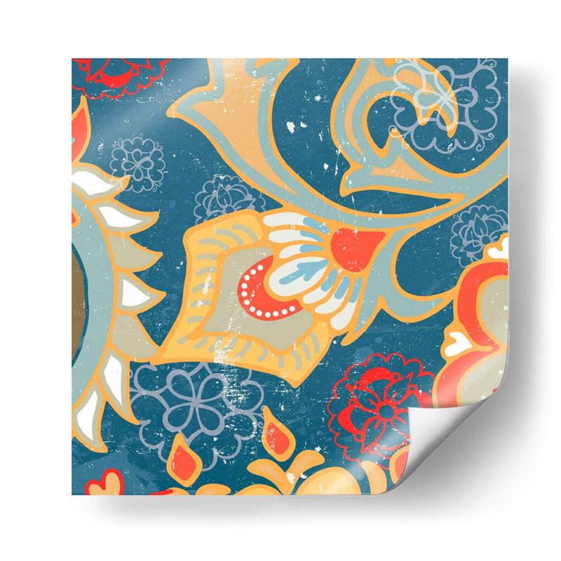 Paisley Blossom Red Iii - Leslie Mark | Cuadro decorativo de Canvas Lab