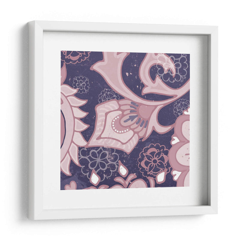 Paisley Blossom Mauve Iii - Leslie Mark | Cuadro decorativo de Canvas Lab