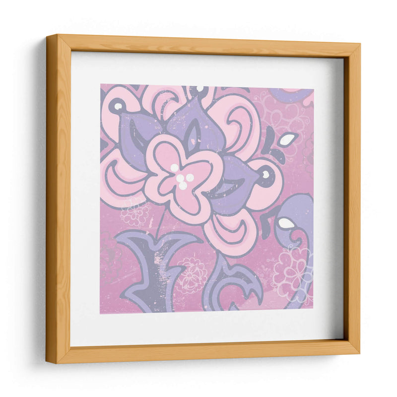 Paisley Blossom Pink I - Leslie Mark | Cuadro decorativo de Canvas Lab