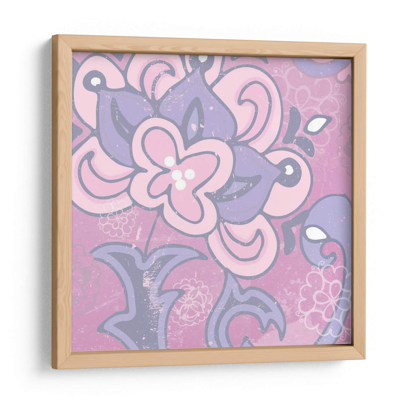 Paisley Blossom Pink I - Leslie Mark | Cuadro decorativo de Canvas Lab