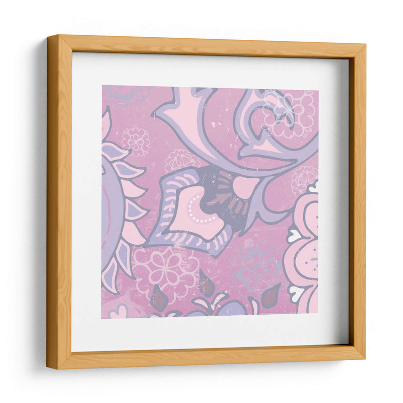 Paisley Blossom Pink Iii - Leslie Mark | Cuadro decorativo de Canvas Lab