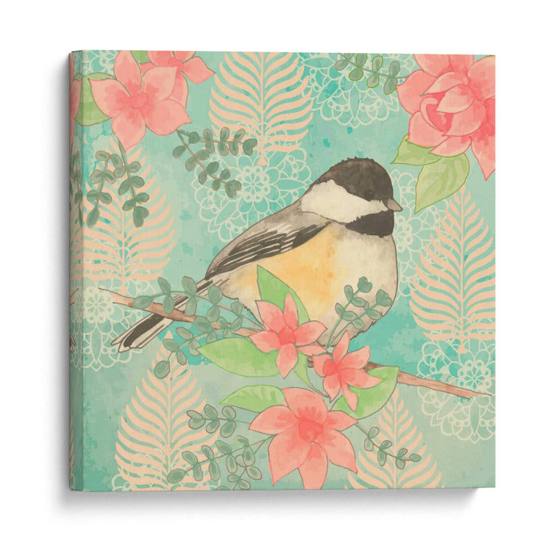 Día De Chickadee I - Leslie Mark | Cuadro decorativo de Canvas Lab