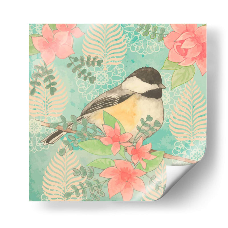 Día De Chickadee I - Leslie Mark | Cuadro decorativo de Canvas Lab