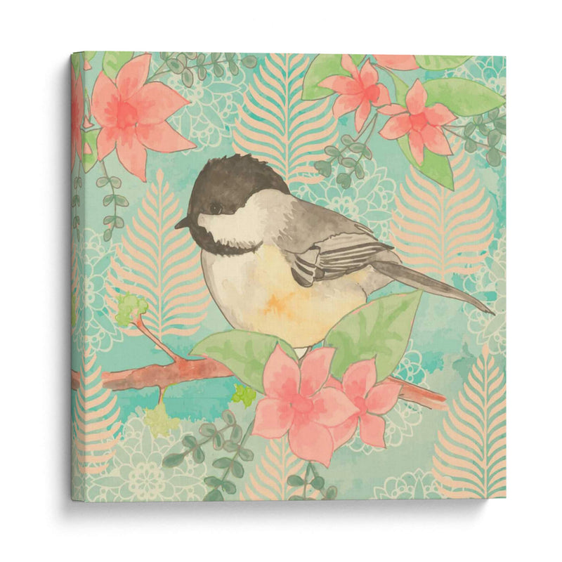 Día De Chickadee Ii - Leslie Mark | Cuadro decorativo de Canvas Lab