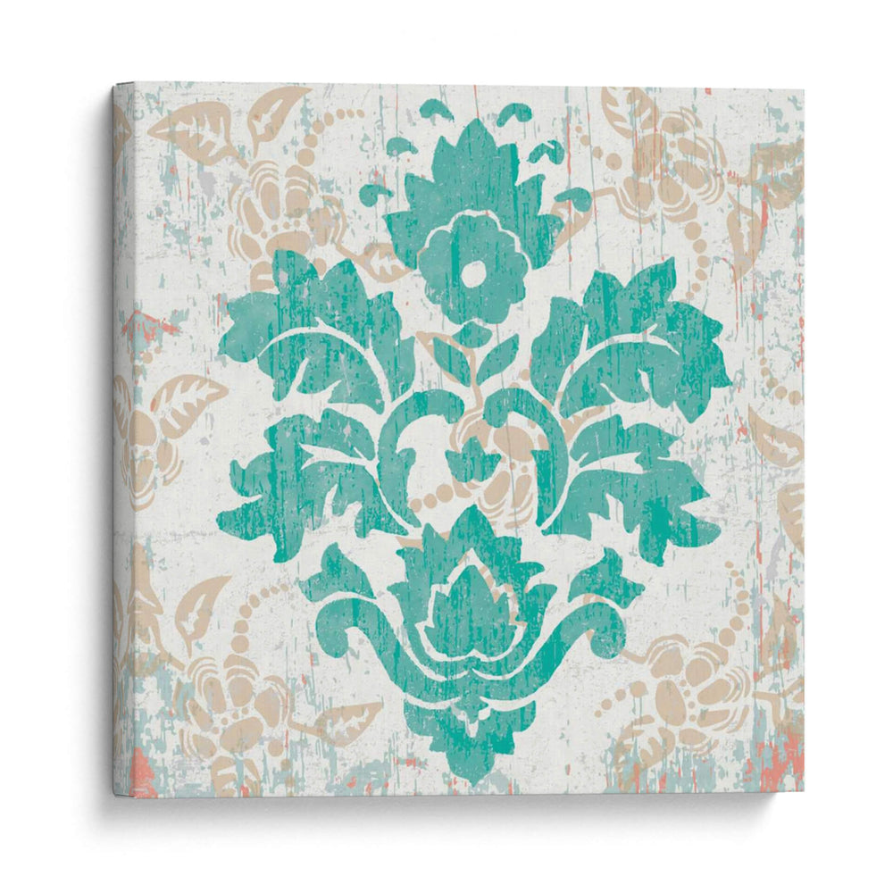 Sello Damasco Vi - Leslie Mark | Cuadro decorativo de Canvas Lab