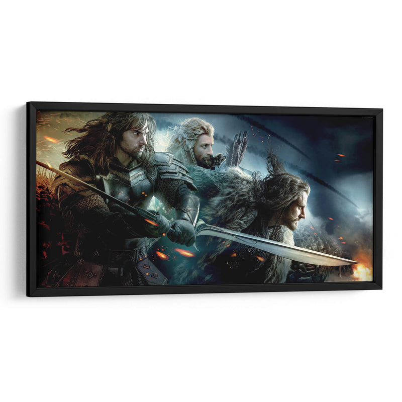 La batalla de los cinco ejércitos | Cuadro decorativo de Canvas Lab