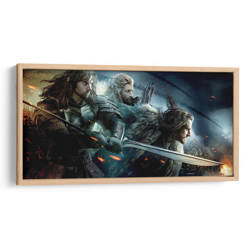 La batalla de los cinco ejércitos | Cuadro decorativo de Canvas Lab