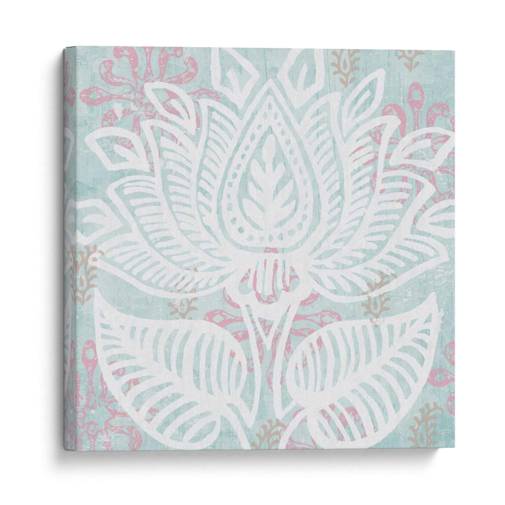 Bloque De Impresión Lotus Ii - Leslie Mark | Cuadro decorativo de Canvas Lab