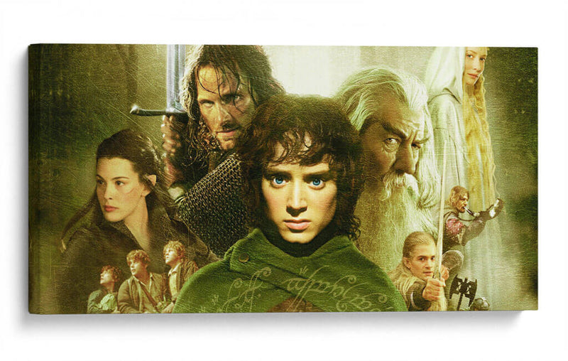 La comunidad del anillo con textura | Cuadro decorativo de Canvas Lab