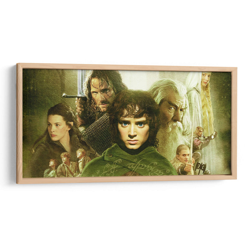 La comunidad del anillo con textura | Cuadro decorativo de Canvas Lab