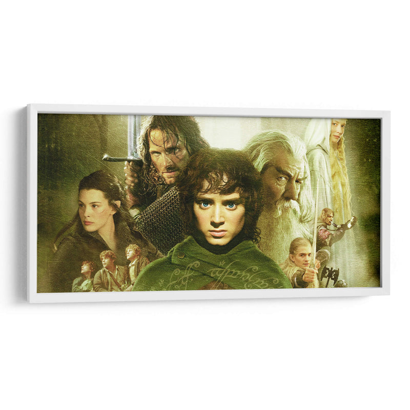 La comunidad del anillo con textura | Cuadro decorativo de Canvas Lab