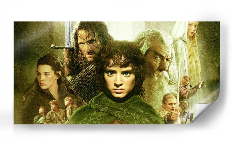 La comunidad del anillo con textura | Cuadro decorativo de Canvas Lab