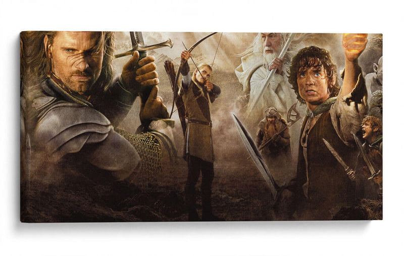 La lucha por el bien | Cuadro decorativo de Canvas Lab