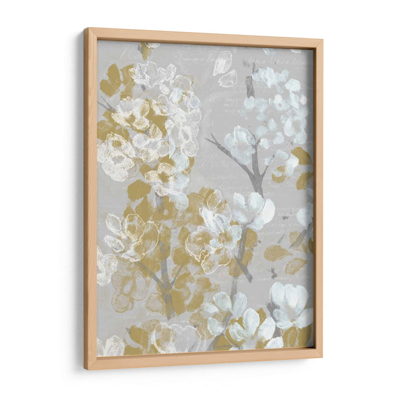 Mostaza Sobre Blooms Gray Ii - Jennifer Goldberger | Cuadro decorativo de Canvas Lab