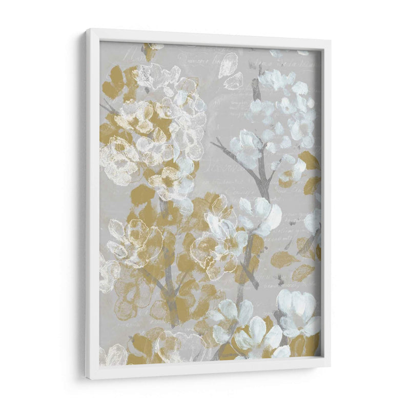 Mostaza Sobre Blooms Gray Ii - Jennifer Goldberger | Cuadro decorativo de Canvas Lab