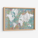 Mapa Boho I - Jennifer Goldberger | Cuadro decorativo de Canvas Lab