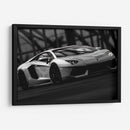 Lamborghini Aventador blanco y negro | Cuadro decorativo de Canvas Lab