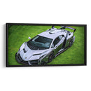Lamborghini Veneno silver gray | Cuadro decorativo de Canvas Lab