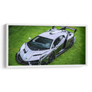 Lamborghini Veneno silver gray | Cuadro decorativo de Canvas Lab