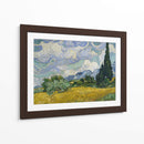 Campo de trigo con cipreses - Vincent Van Gogh | Cuadro decorativo de Canvas Lab