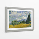 Campo de trigo con cipreses - Vincent Van Gogh | Cuadro decorativo de Canvas Lab