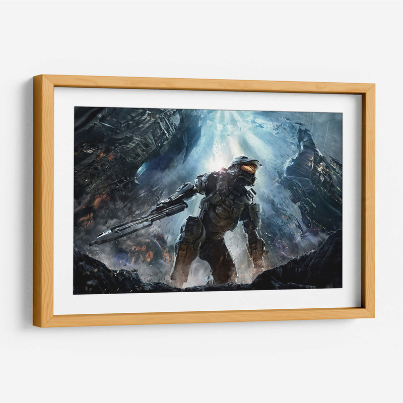 Master Chief Halo 4 | Cuadro decorativo de Canvas Lab