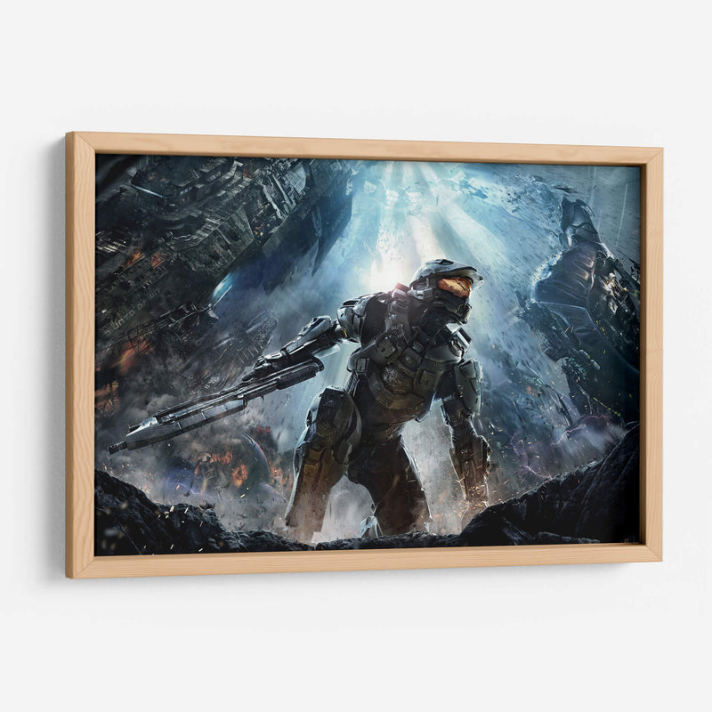 Master Chief Halo 4 | Cuadro decorativo de Canvas Lab