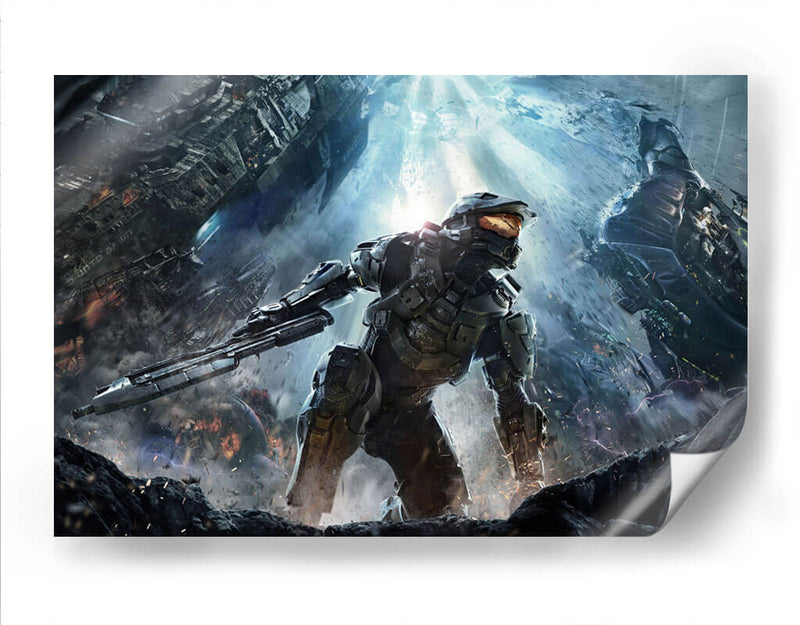 Master Chief Halo 4 | Cuadro decorativo de Canvas Lab