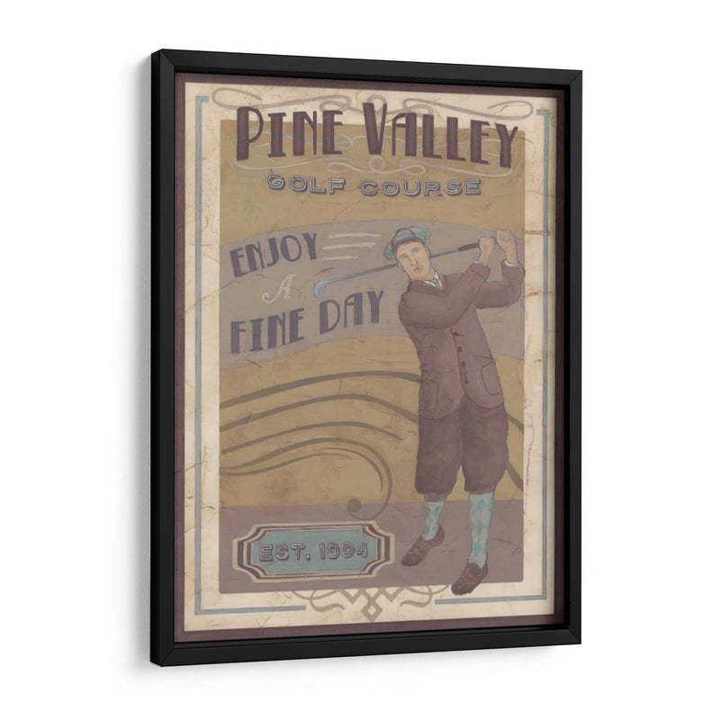 Retro Golf I - June Erica Vess | Cuadro decorativo de Canvas Lab