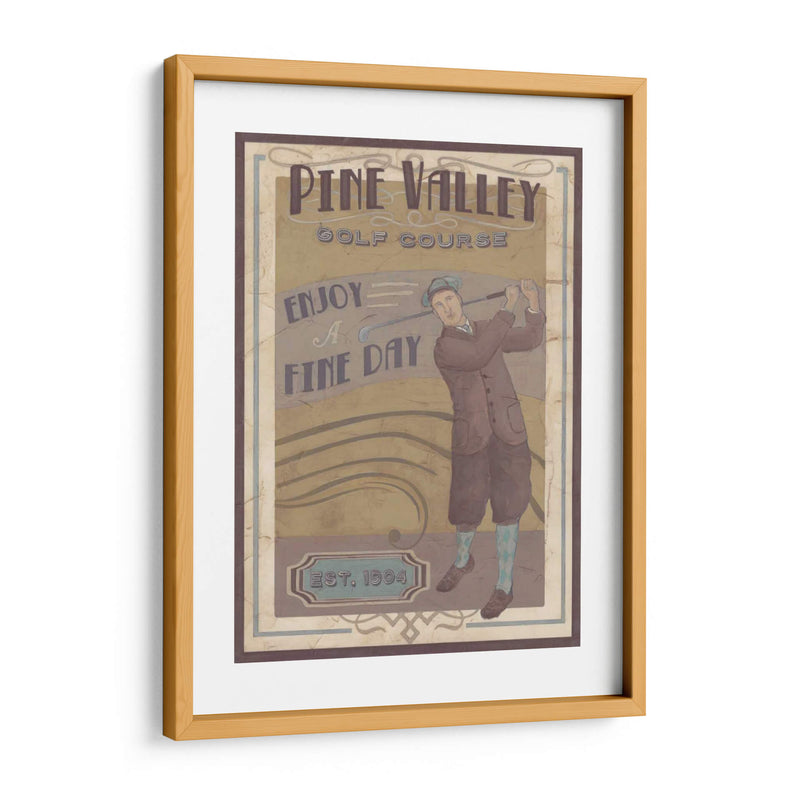 Retro Golf I - June Erica Vess | Cuadro decorativo de Canvas Lab