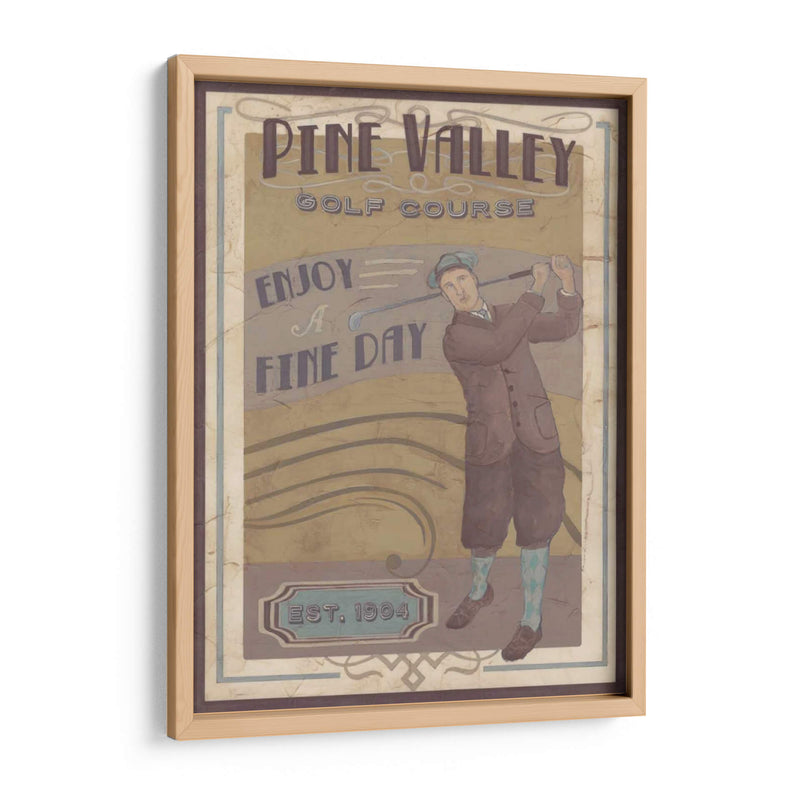 Retro Golf I - June Erica Vess | Cuadro decorativo de Canvas Lab