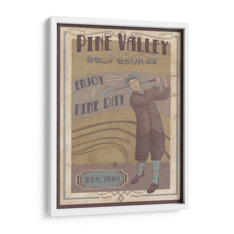 Retro Golf I - June Erica Vess | Cuadro decorativo de Canvas Lab