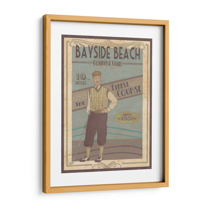 Retro Golf Ii - June Erica Vess | Cuadro decorativo de Canvas Lab