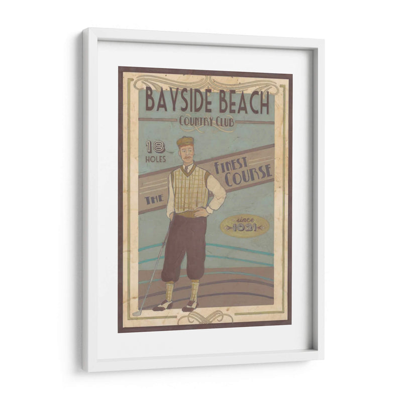 Retro Golf Ii - June Erica Vess | Cuadro decorativo de Canvas Lab