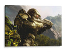 Master Chief shooter | Cuadro decorativo de Canvas Lab