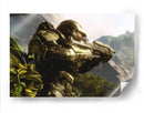 Master Chief shooter | Cuadro decorativo de Canvas Lab